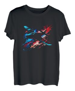 Flugzeugführer Luftfahrt Flammen Vintage Flugzeug Pilot T-Shirt