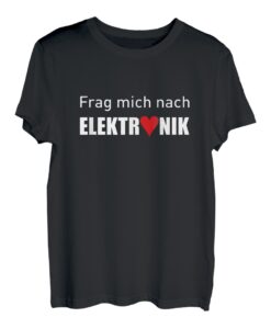 Frag mich nach Elektronik Design T-Shirt