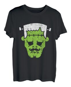 Frankenstein Lazy Halloween Kostüm Horror Movie Monster T-Shirt
