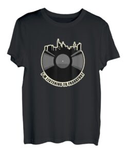 Frankfurt am Main Skyline Vinyl Schallplatte Musik T-Shirt
