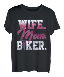Frau Mom Biker T-Shirt