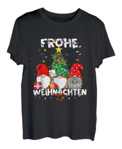 Frohe Weihnachten Gnom Familien Weihnachtsschlafanzüge T-Shirt