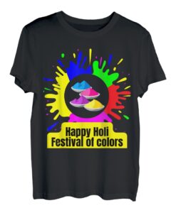 Fröhliches Holi-Festival der Farbe, feiern Sie dieses hinduistische Festival T-Shirt