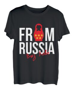 From Russia Matrjoschka Russland Russisch Geschenk T-Shirt