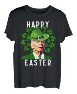 Funny Joe Biden Happy Easter Confused St. Patricks Day T-Shirt