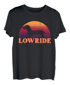 Funny Lowride Dackel Wiener Dackel Hund Rasse Besitzer T-Shirt