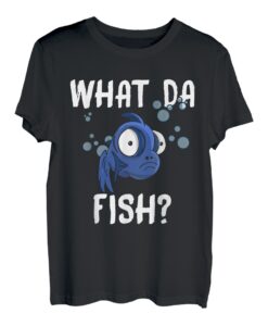 Funny What the Fish Fishing Angeln Tiefseeangeln Angler T-Shirt