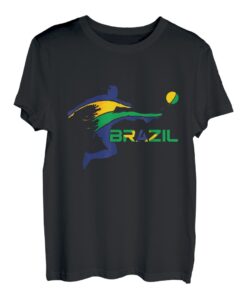 Fußballflagge Brasilien | Fußballmannschaft | brasilianischer Fußballspieler T-Shirt