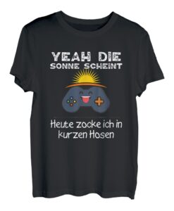 Gamer Sonne Lustiges Zocker Witziges Geschenk Spieler Player T-Shirt