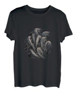 Garnelen Garnelen Meeresfrüchte Garnelen Angeln T-Shirt
