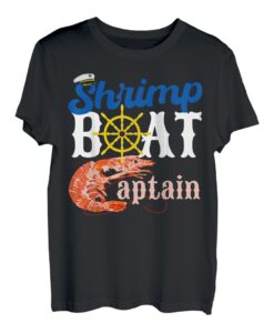 Garnelenboot Captain Shrimping T-Shirt
