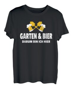 Garten Bier T-Shirt Hobbygärtner Bierliebhaber Geschenk T-Shirt