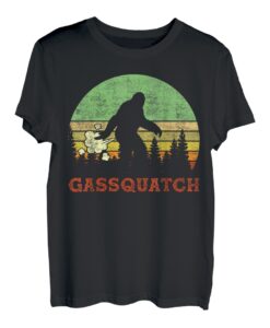 Gassquatch lustig Bigfoot furzend Vintage T-Shirt