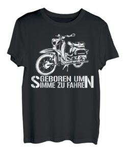 Geboren Um Simson-Schwalbe Spruch T-Shirt