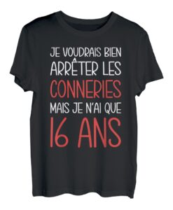 Geburtstag 16 Jahre Geschenkidee, originell, lustig, Mann und Frau T-Shirt
