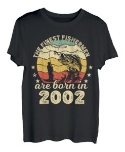 Geburtstag der feinste Angler sind im Jahr 2002 Angeln geboren T-Shirt