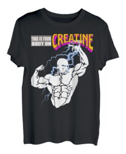 Geburtstag im Fitnessstudio Das ist Ihr Körper beim Kreatin-Training T-Shirt
