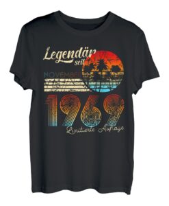 Geburtstag Legendär Seit November 1969 Geschenk T-Shirt