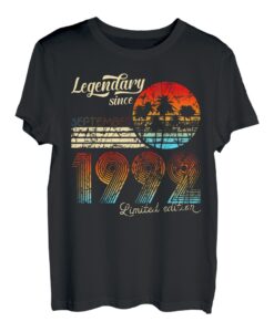 Geburtstag Legendary Since September 1992 Geschenk T-Shirt