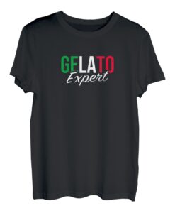 Gelato Ice Cream Expert Italien Flagge Liebhaber Geschenk T-Shirt