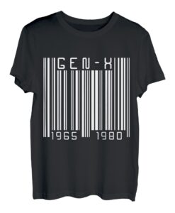 Gen X UPC Barcode - 1965 bis 1980 Funny Generation X T-Shirt