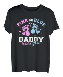 Gender Reveal Papa Vater T-Shirt