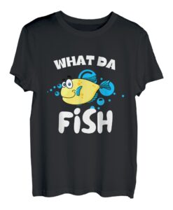 Geniales Anglerherz What da FISH Angeln Outfit für Angler T-Shirt