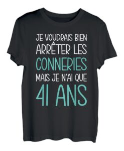 Geschenk zum Geburtstag, 41. Geburtstag, Geschenkidee für Herren und Damen T-Shirt