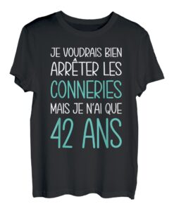 Geschenk zum Geburtstag, 42. Geburtstag, Geschenkidee für Herren und Damen T-Shirt