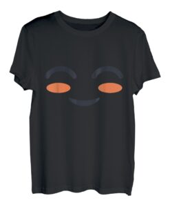 Gesich Lächeln Schmunzeln Lustiges Karneval Faschings Kostüm T-Shirt