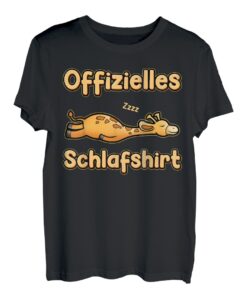 Giraffe Mein Offizielles Schlafshirt Süß Schlafen Giraffe T-Shirt