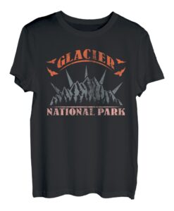 Glacier Bergsteiger klettern Bergfan Wanderlust Wanderer T-Shirt