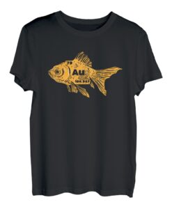 Goldfish with Gold Symbol of Periodic Table T-Shirt