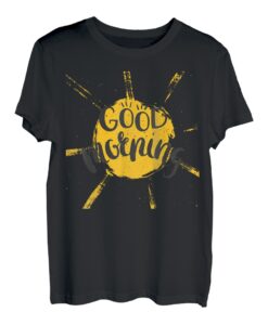 Good Morning - Fröhlicher Schriftzug Good Morning and Sun T-Shirt
