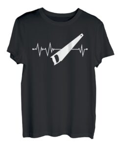 Great Hand Saw Heartbeat Apparel Holzarbeiter Sägeholz T-Shirt