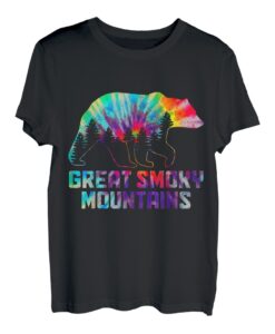Great Smoky Mountains Batikmuster Bear Pride Tennessee Vintage T-Shirt