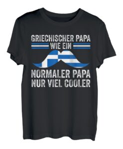 Griechen Papa Griechischer Vater Vatertag Griechenland T-Shirt
