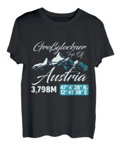 Großglockner Österreich Berge Wanderer Bergsteiger Bergfan T-Shirt