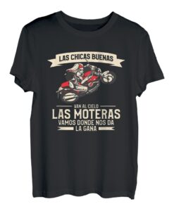 Gute Mädchen gehen in den Himmel Motorradfahren Motorrad T-Shirt