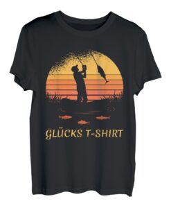 Haken und Schnur: Retro Glücks Angel T-Shirt