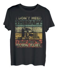 Halbanhänger-LKW-Design für einen Pritsche-LKW-Fahrer T-Shirt