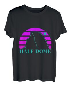 Half Dome Berg Bergsteiger klettern Wanderer Gipfelstürmer T-Shirt