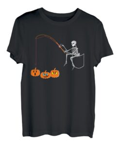 Halloween-Kürbis-Angeln. Pullover Hoodie