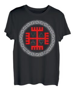 Hand Gottes Die vier Elemente slawische Symbole T-Shirt