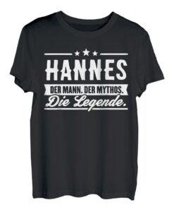Hannes Name Lustiger Spruch Shirt Vorname Geschenk