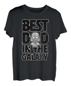 Hapfox Best Dad in the Galaxy Darth Vader T-Shirt