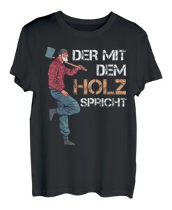 Hapfox Forstwirt Schreiner Holzfäller T-Shirt