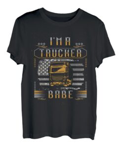 Hapfox Geschenk für Frauen, die LKW-Fahrer lieben T-Shirt