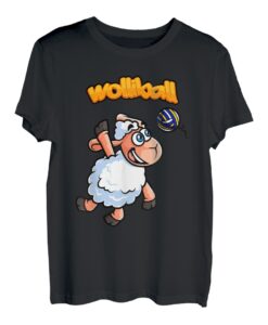 Hapfox I Lustiges Schaf Wortspiel Lustiges Volleyball T-Shirt