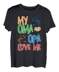 Hapfox - My Oma and Opa Love Me T-Shirt